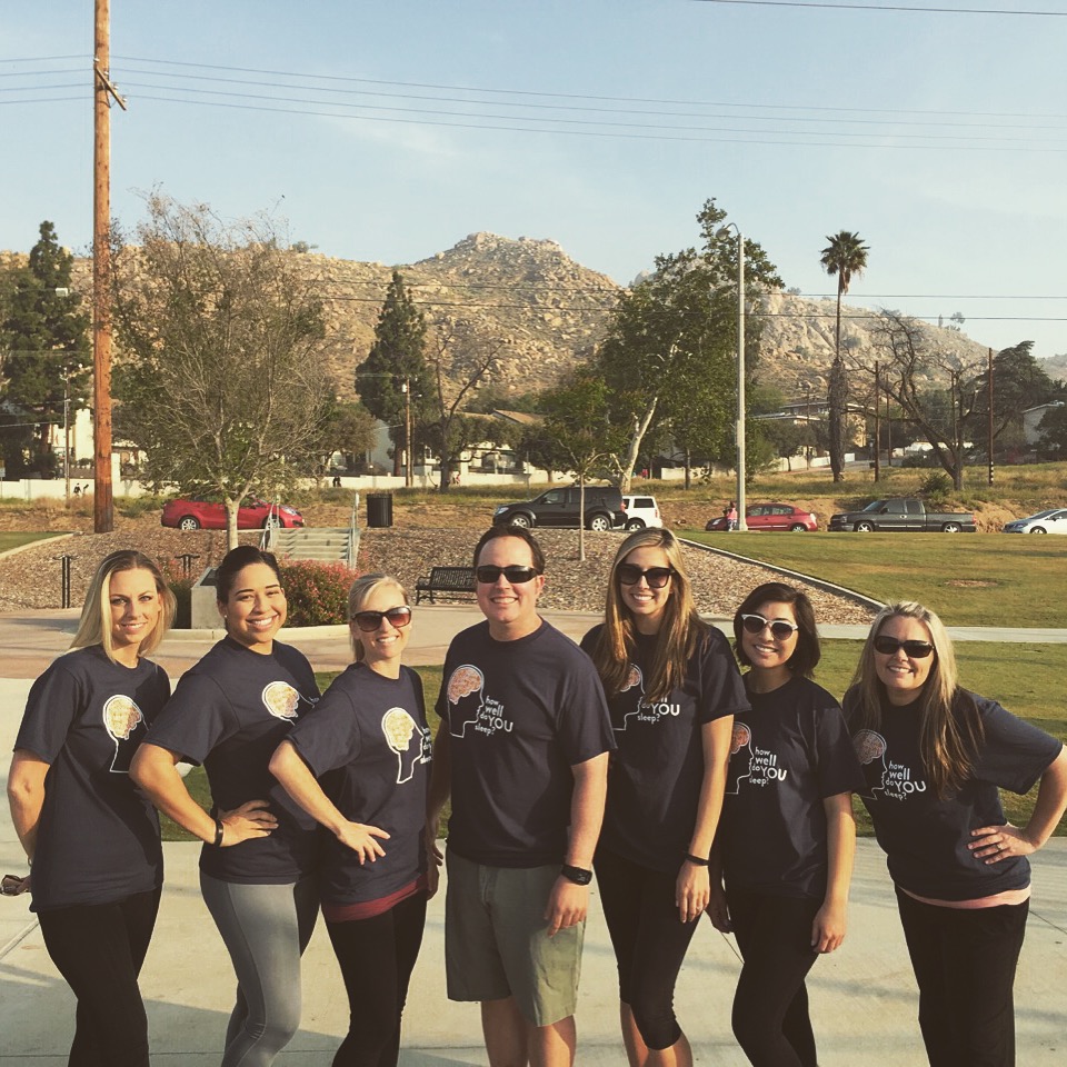 Dental office staff on a hike